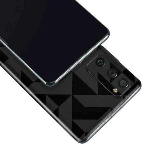 Black Geometric Galaxy S20 Fan Edition Skin